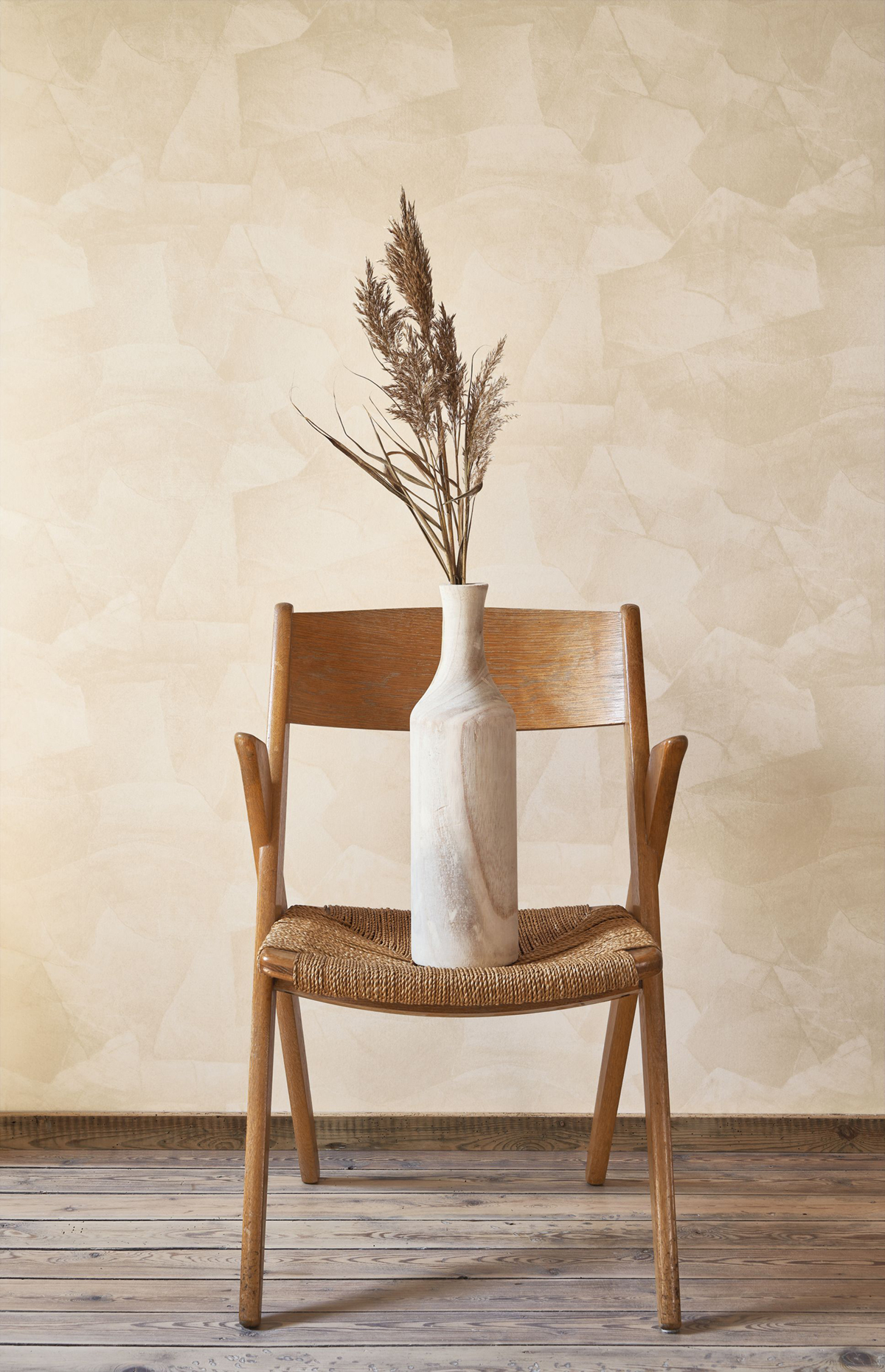 Papier peint Collage Papier Colle beige crème - Papercraft de Casadéco AMB2 | Réf. PAPC89631234