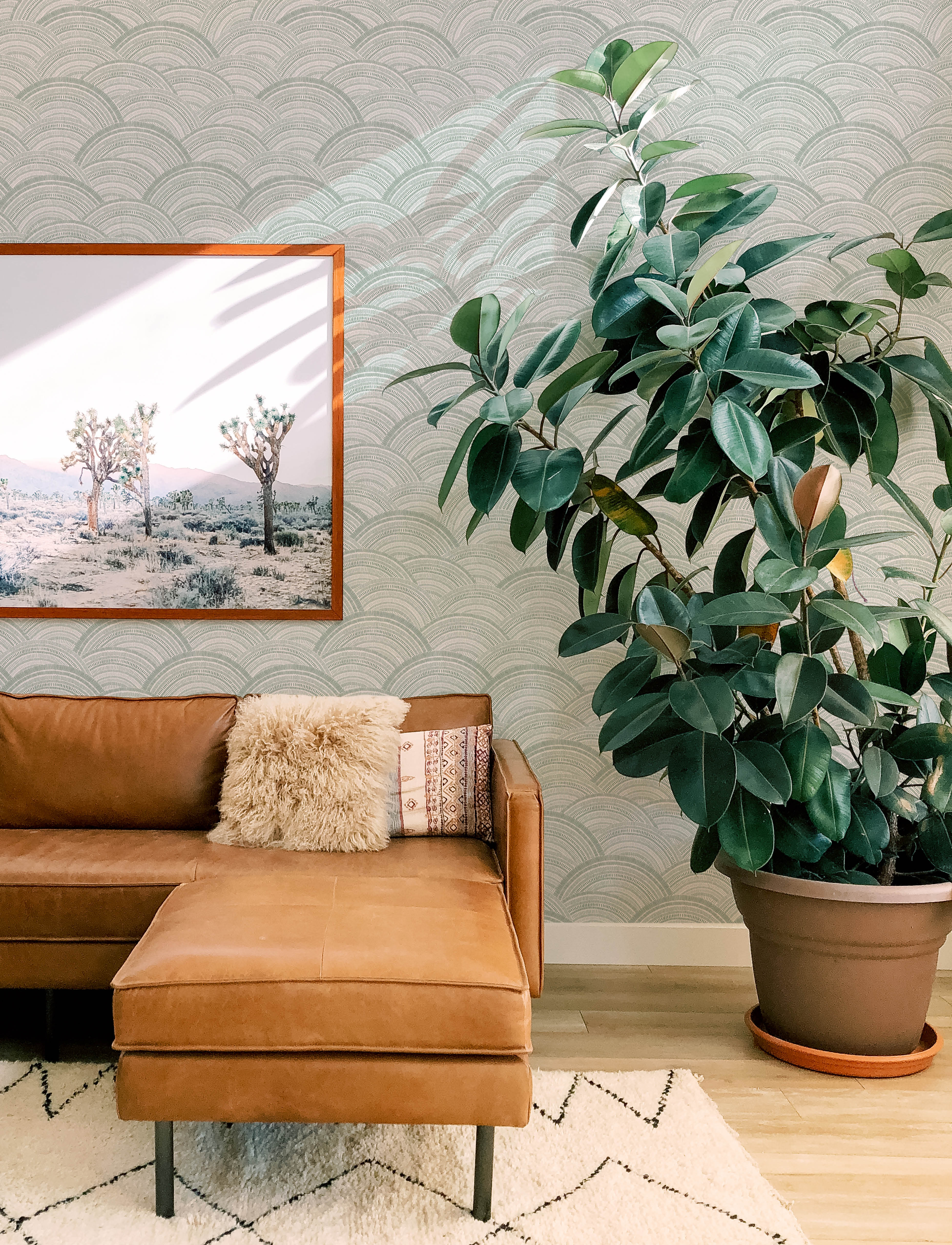 Papier peint Vague Abstraite Encircle vert - Harmony de Lutèce AMB2| Réf. LTC-FD27202