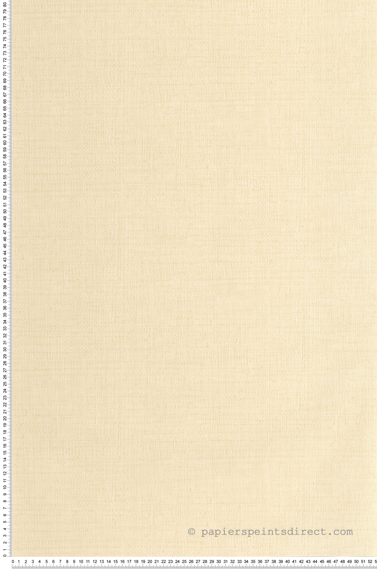 Papier peint Raphia Tissé beige crème - Symphony de Casélio | Réf. SYM105971150