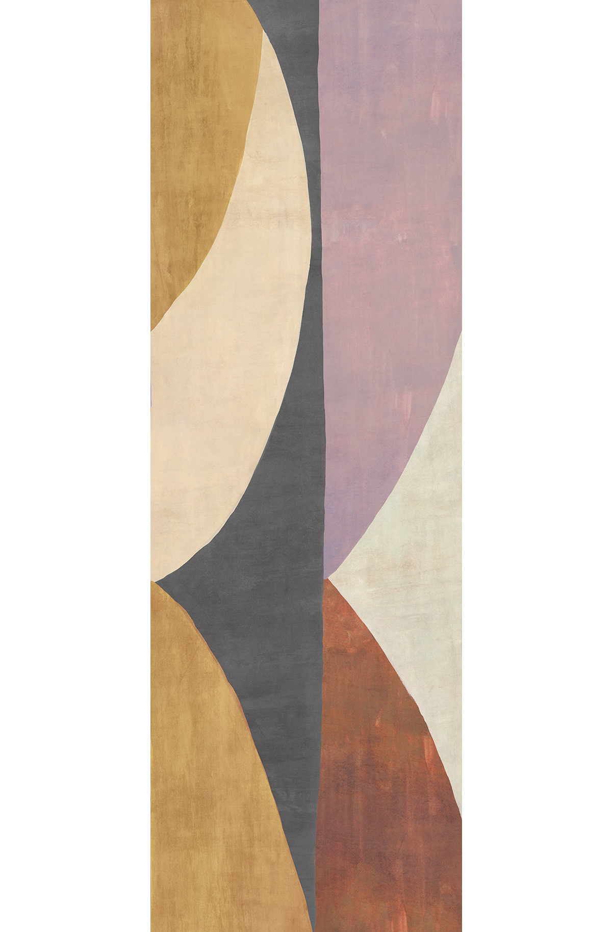 Papier peint panoramique Fresque Arrondie Luana mauve - A H260 - Amani de Masureel | Réf. MAS-DGAMA3041-260