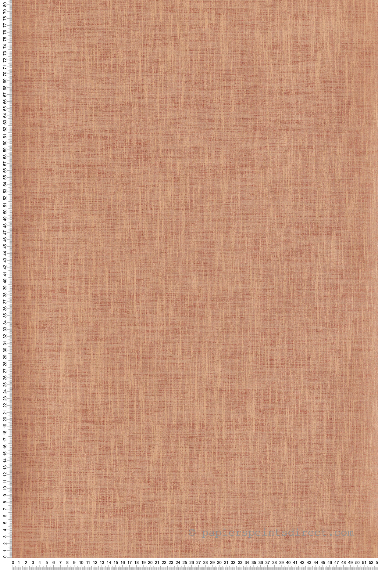Papier peint Faux Uni Tissu Ori terracotta saumon - Summer de Masureel | Réf. MAS-SPI902