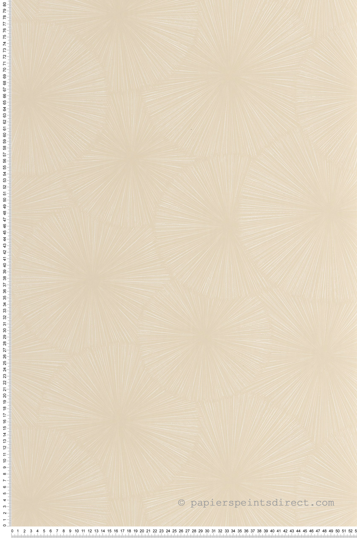 Papier peint Graphique Helios beige sable - Solaris de Casadéco | Réf. SOLA201871473
