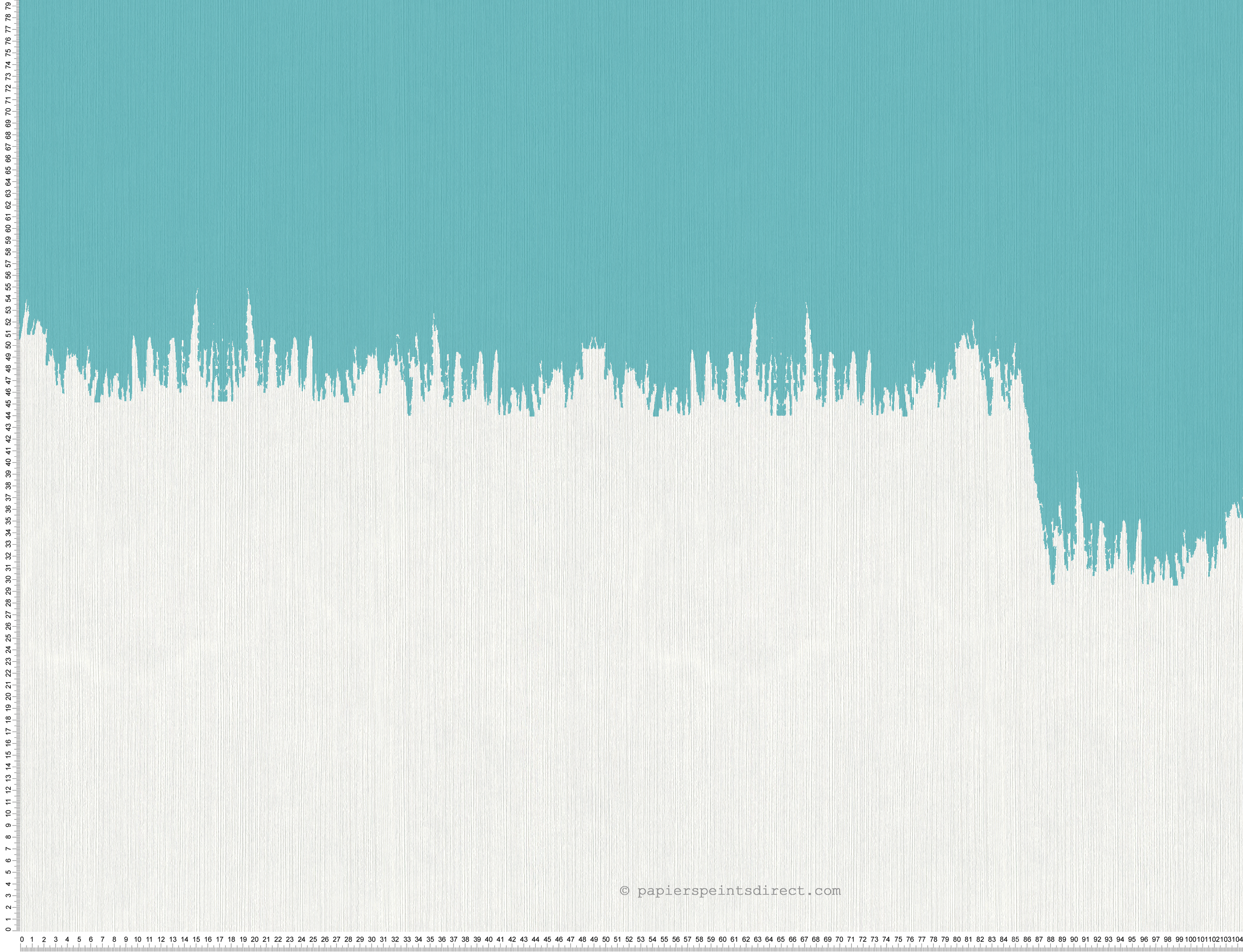 Fines rayures verticales discontinues - Papier peint à peindre GO de Montécolino