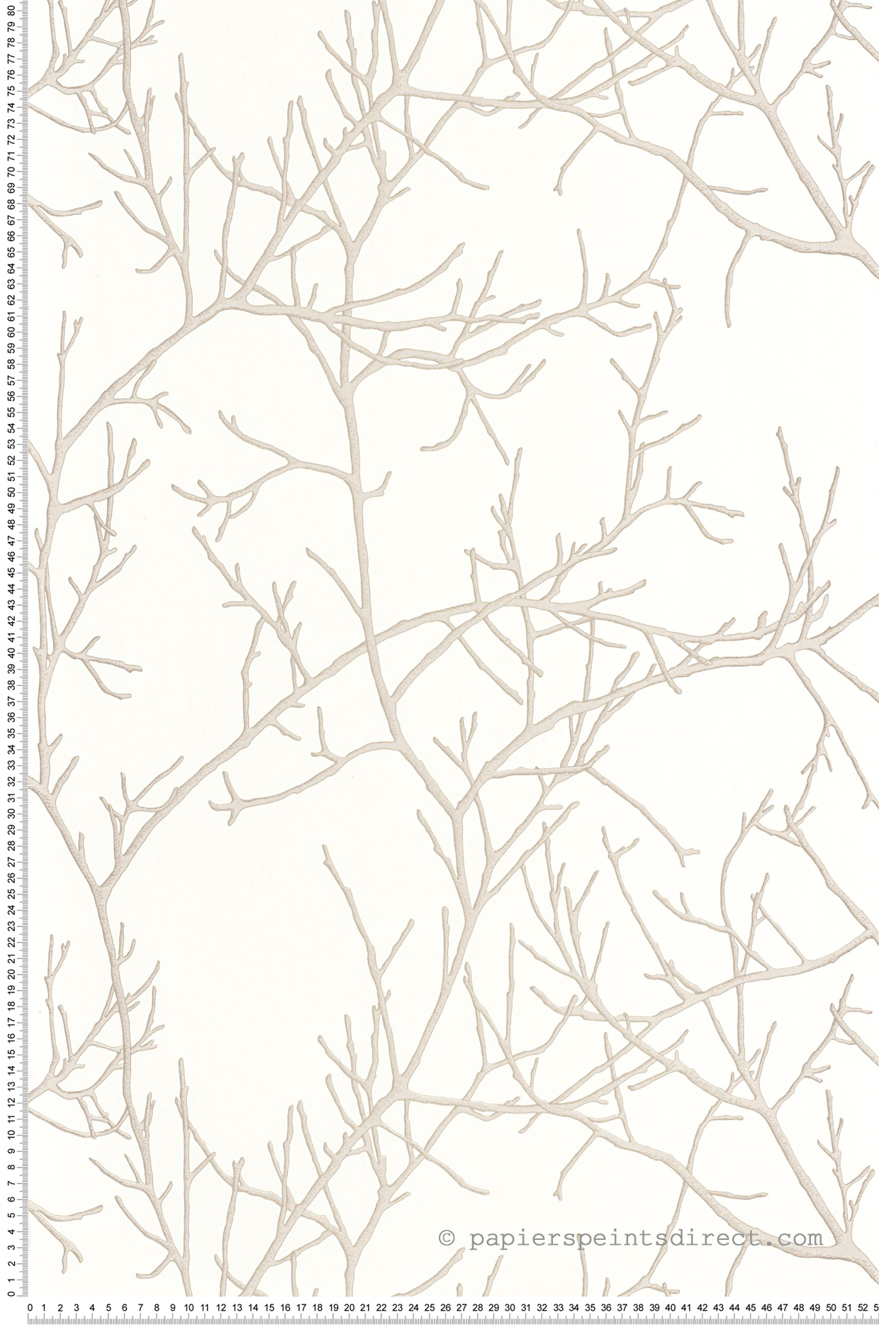 Papier peint Ecorce d'Arbre Mythe beige irisé - Voyage Onirique de Casadéco | Réf. ONIR87260217