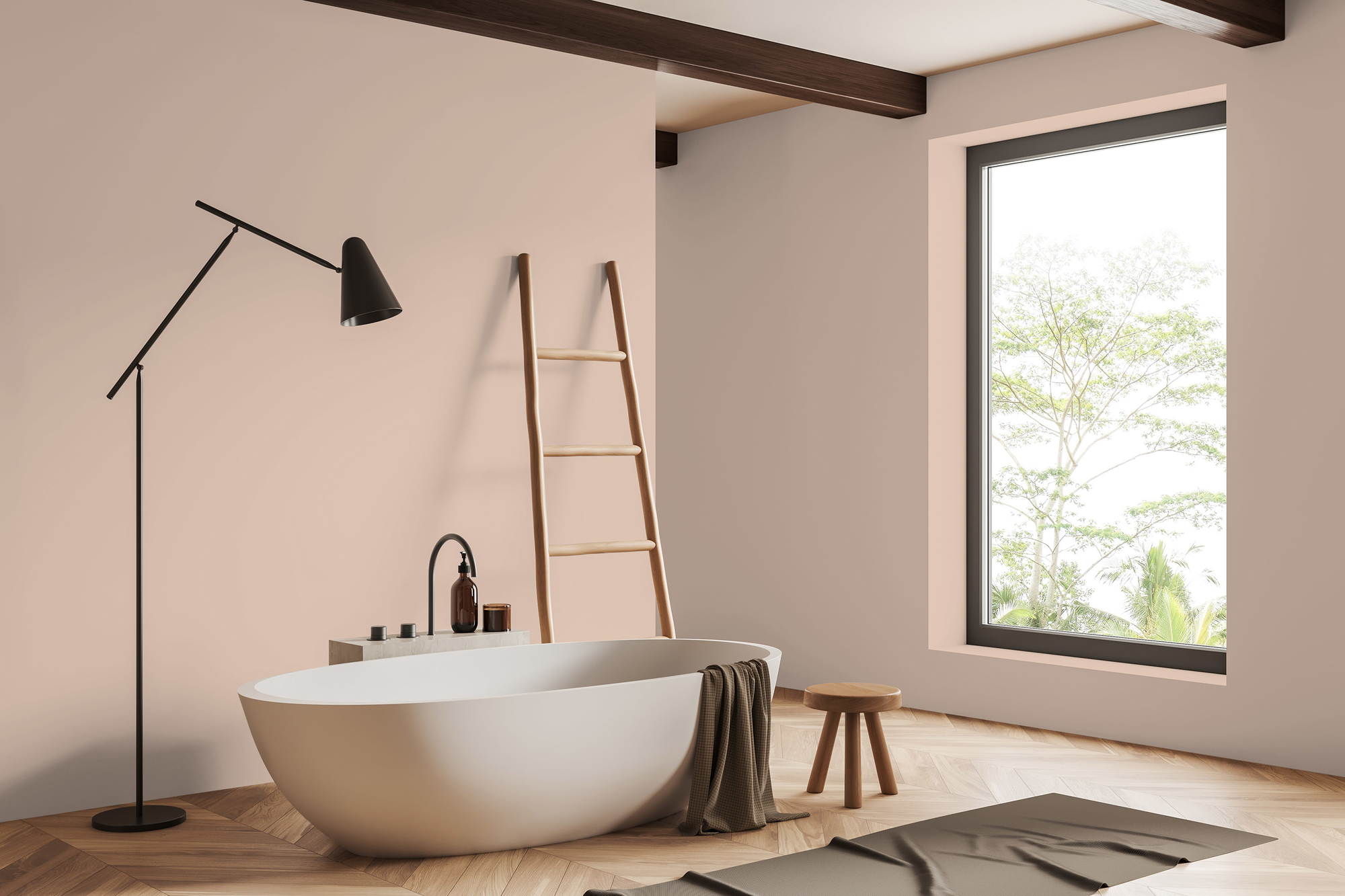 Image d'un pot de 1 litre de peinture Puro beige varied red - c2017