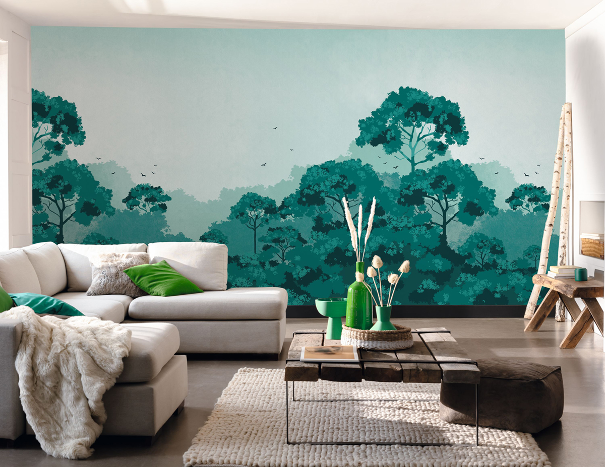 Papier peint panoramique Amazing Forest Vert M 400X280 - Pimp My Wall de Casélio | Réf. PMW104727711