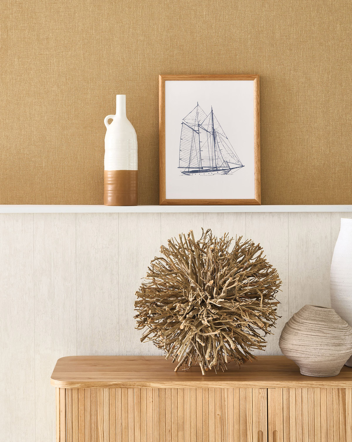 Affiche Babord 50x70 bleu marine - Seaside de Casadéco | Réf. SEAS201590604