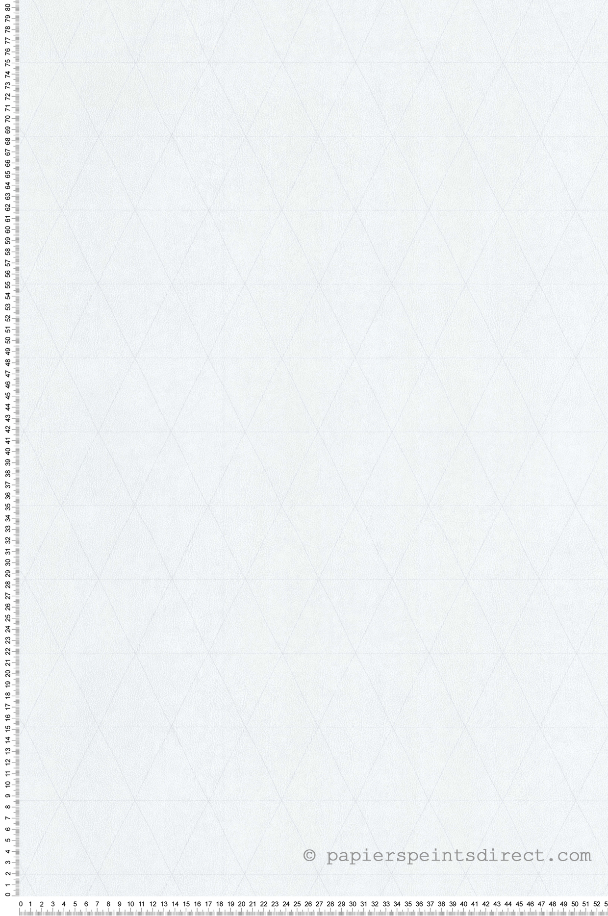 Papier peint graphique Cuir Triangles gris perle - Park Avenue de Lutèce | Réf. LTC-51192909