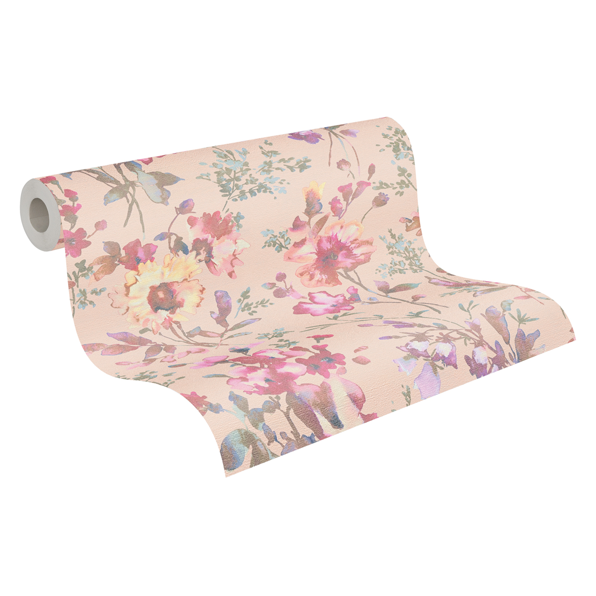 Papier peint Fleur Pétale Poetry rose doré - Cosmoliving d'A.S. Création ROLL | Réf. AS-790613