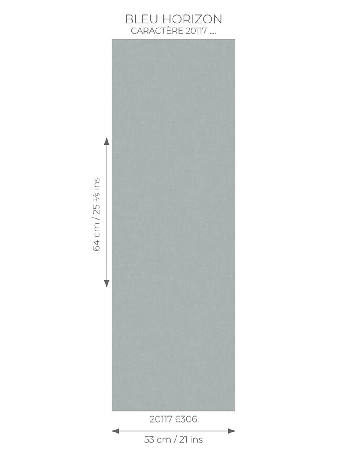 Papier peint Uni Lin Caractère bleu gris - Seaside de Casadéco AMB7 | Réf. SEAS201176306