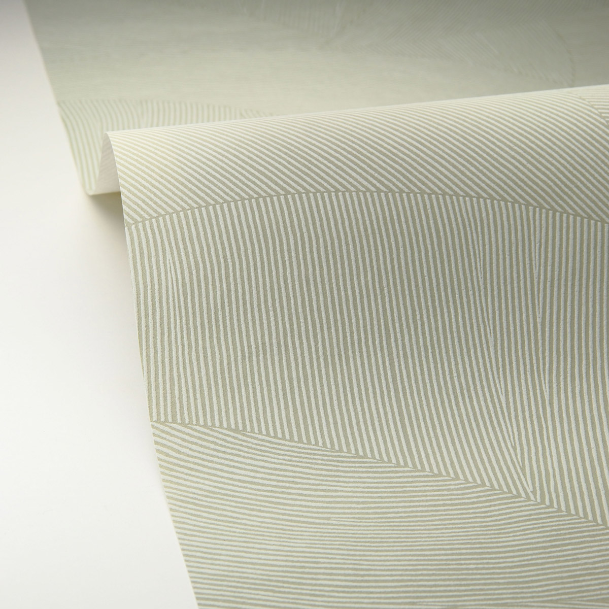 Papier peint Forme Strie Terra vert sauge - Origine de Casélio AMB5| Réf. OGN106067000