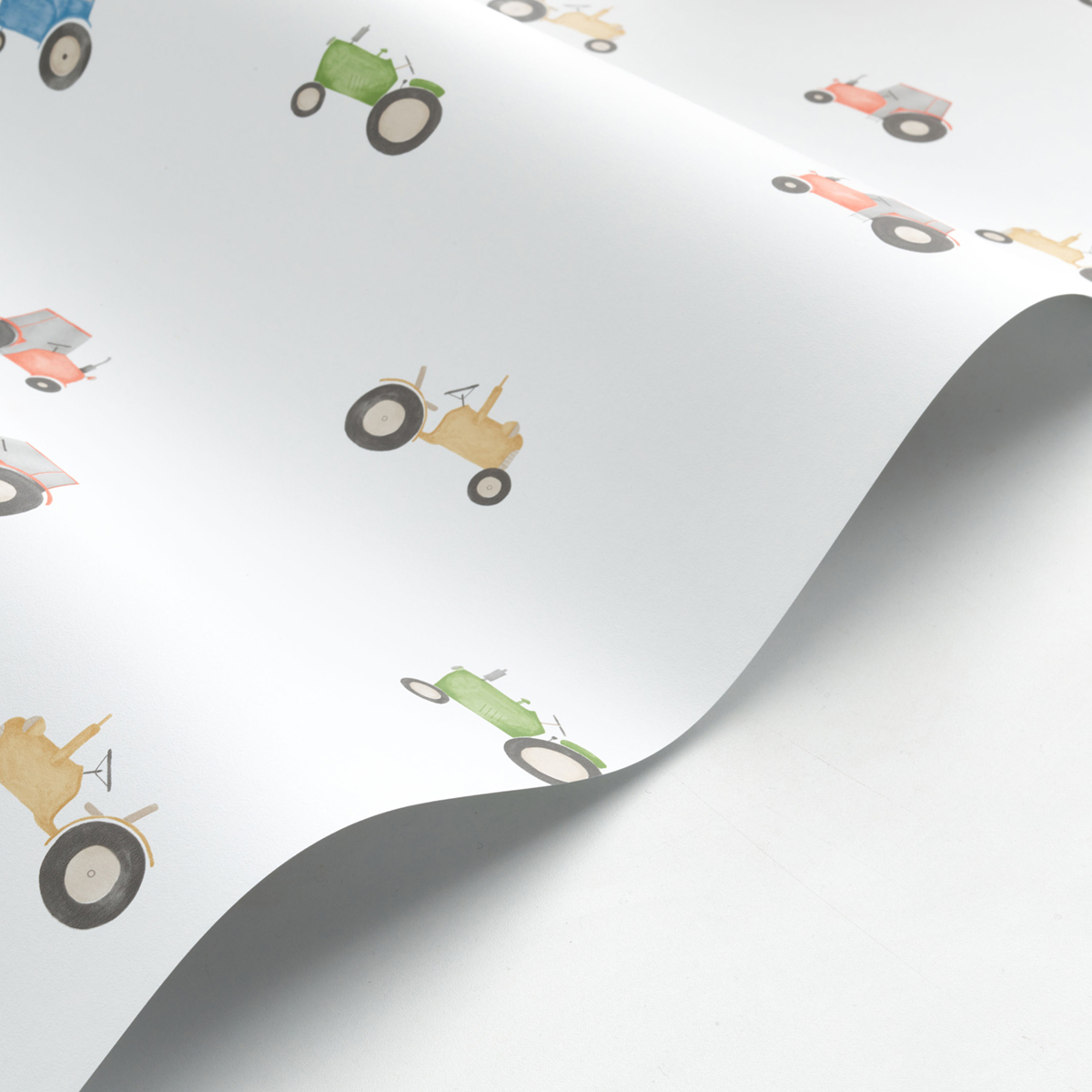 Papier peint Tracteur Vintage multicolore - Once Upon A Time de Casadéco | Réf. OUAT88368726