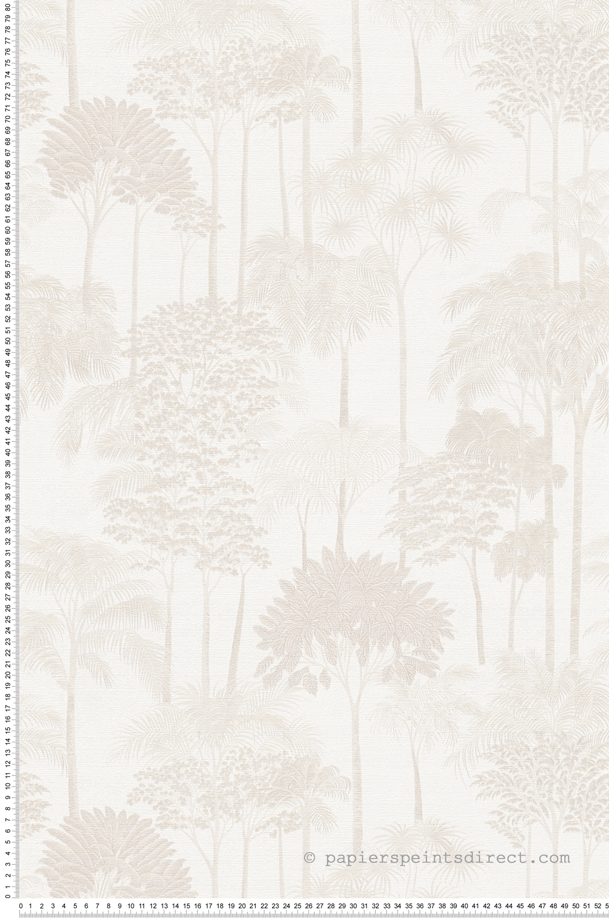 Papier peint Palmeraie Arbre Jungle beige - Cuba 2 d'A.S. Création | Réf. AS-791621