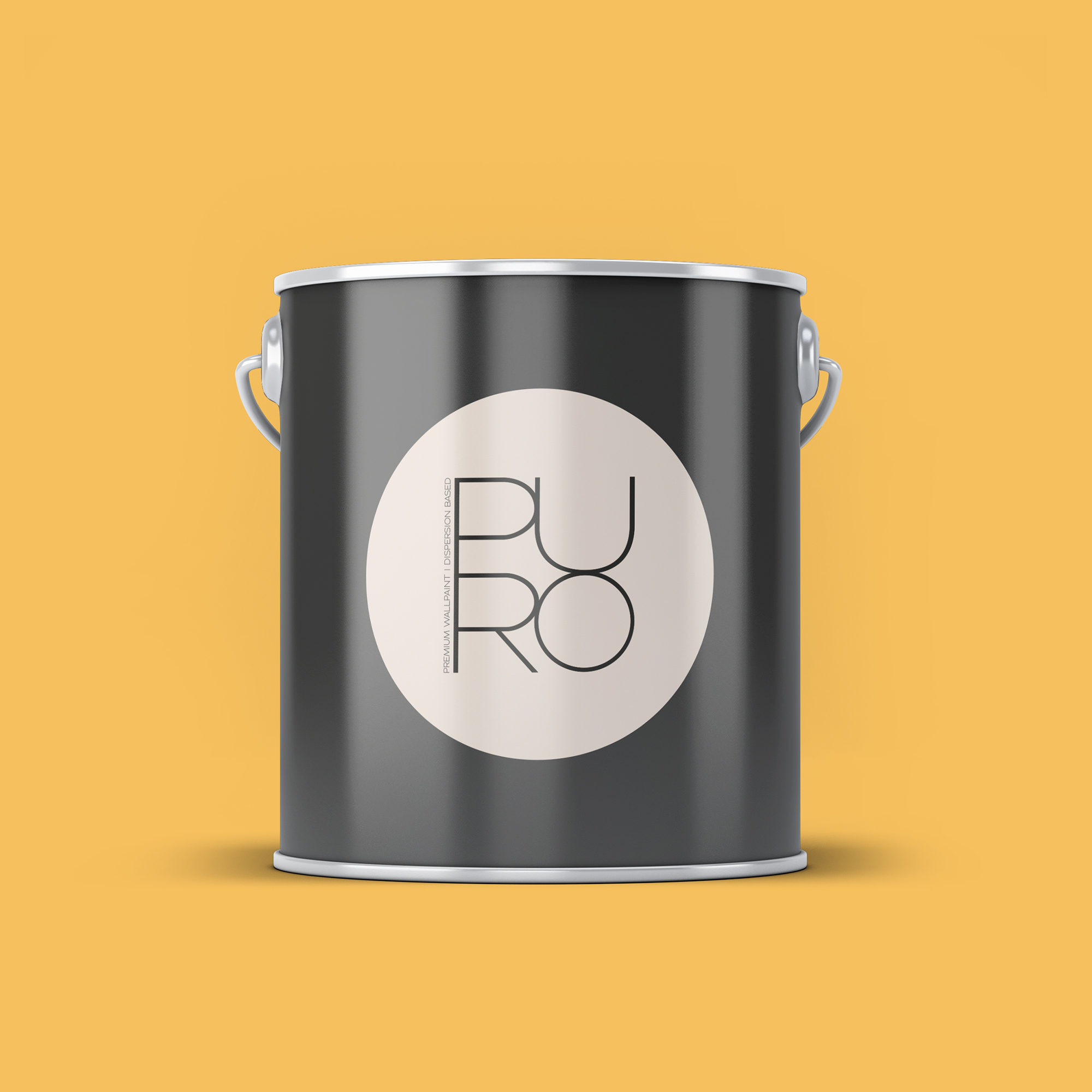 Image d'un pot de 2,5 litres de peinture Puro jaune sunny yellow - c8005