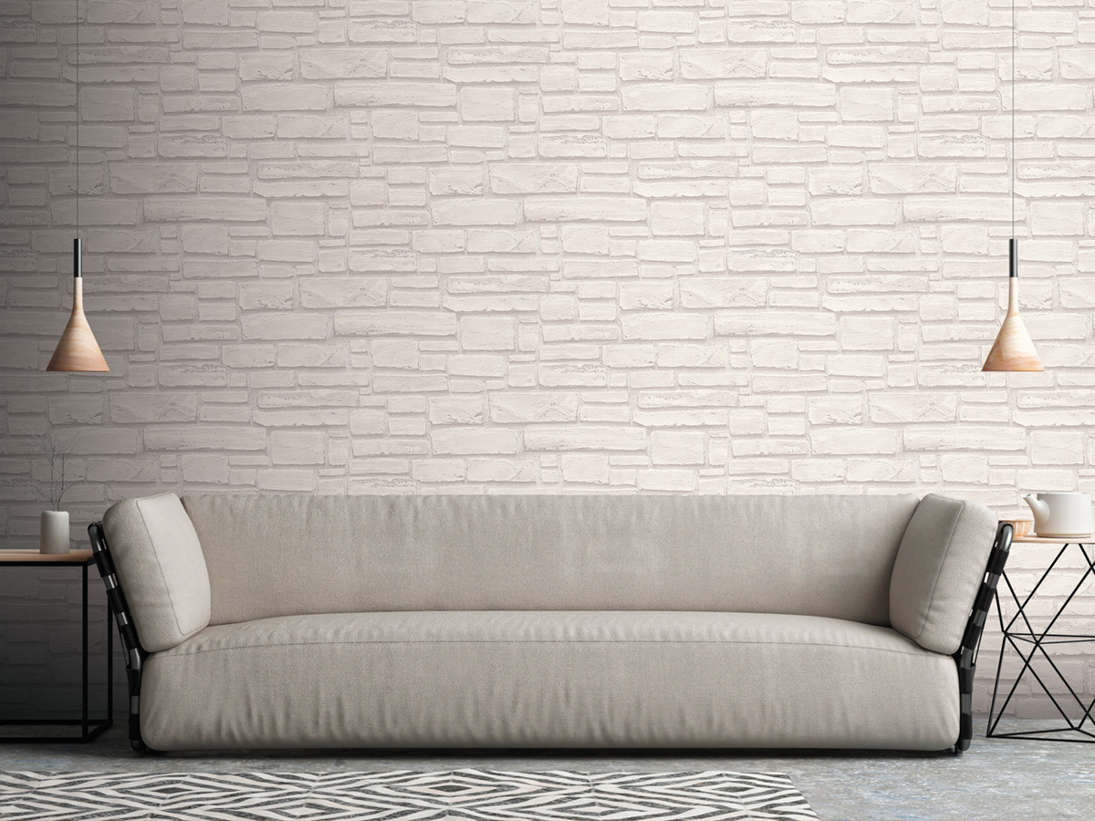 Papier peint Pierres Relief gris - Elements 2 d'A.S. Création | Réf. AS-662316