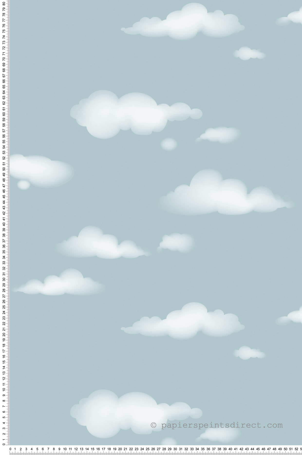 Papier peint Nuage Ciel bleu - Imagine de Lutèce | Réf. LTC-DL27568