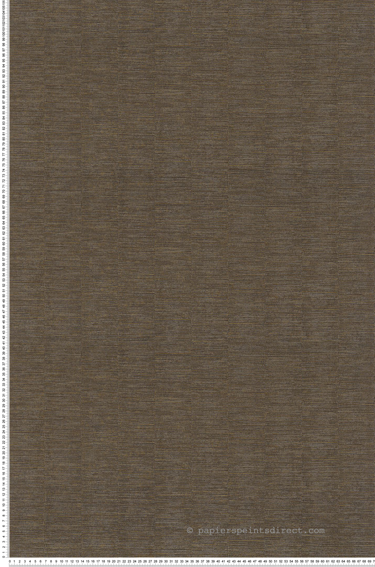 Papier peint Effet Tissu Platinum anthracite doré - Cérame de Casamance | Réf. CAS-B75072346