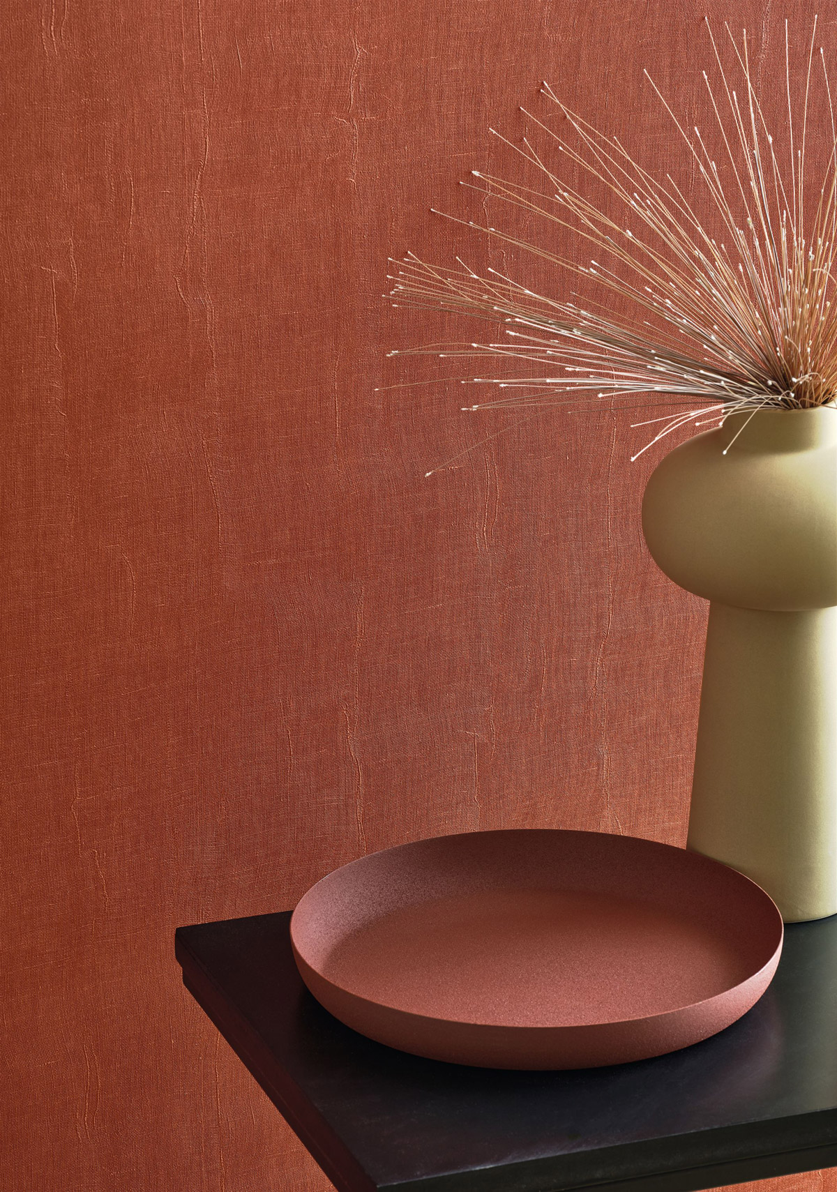 Papier peint Uni Etamine rouille - Etamine de Casadéco | Réf. ETAM200258505