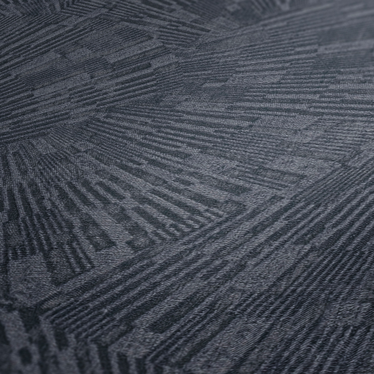 Papier peint Contemporain Géo Radiant gris foncé - Titanium 3 d'AS Création | Réf. SP15625