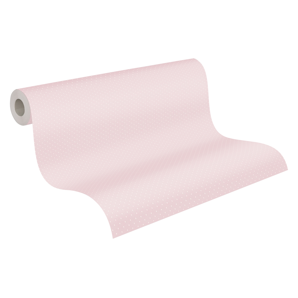 Papier peint Pois Charme rose blanc - Maison Charme d'A.S. Création ROLL | Réf. AS-390703