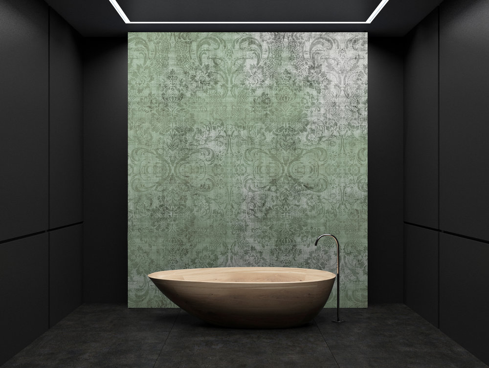 Papier peint panoramique Baroque Old Damask 2 - Référence DD114427 - Intissé 200g/m2 - Standard 400 x 270