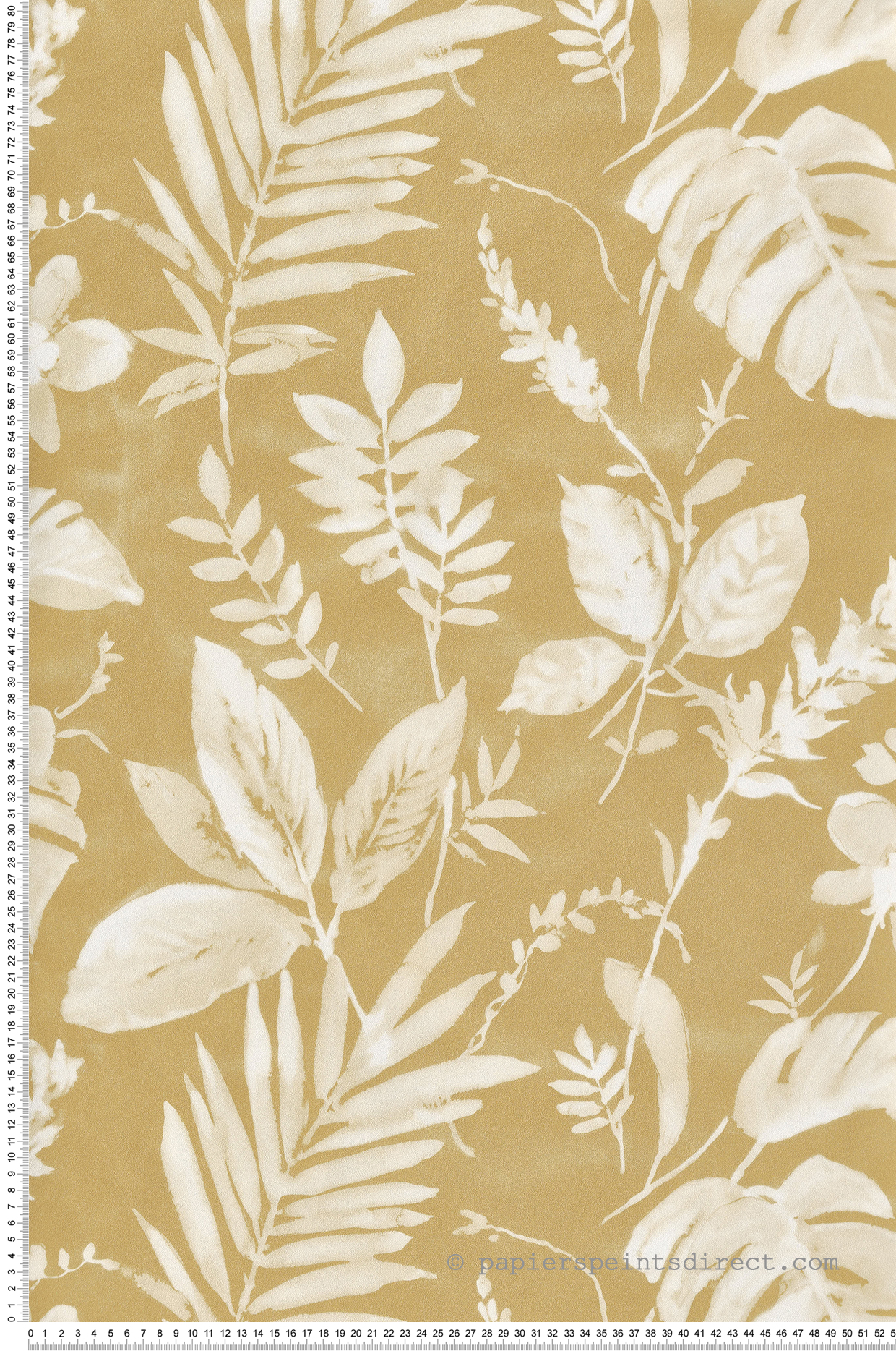 Papier peint Feuillage Aquarelle jaune - Eden d'Ugépa | Réf. UGP-L98902