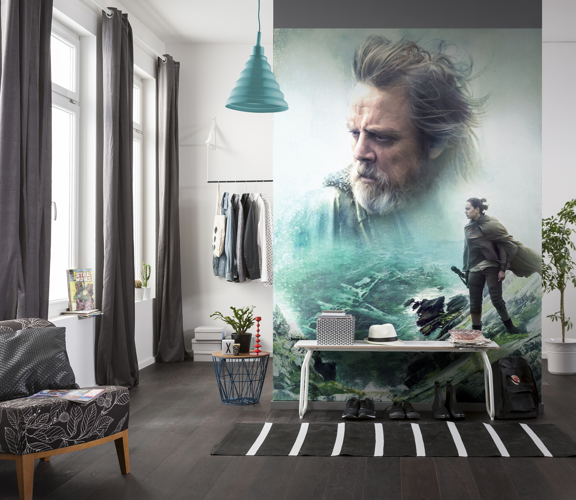 Panoramique The last Jedi- Papier peint Komar Star Wars