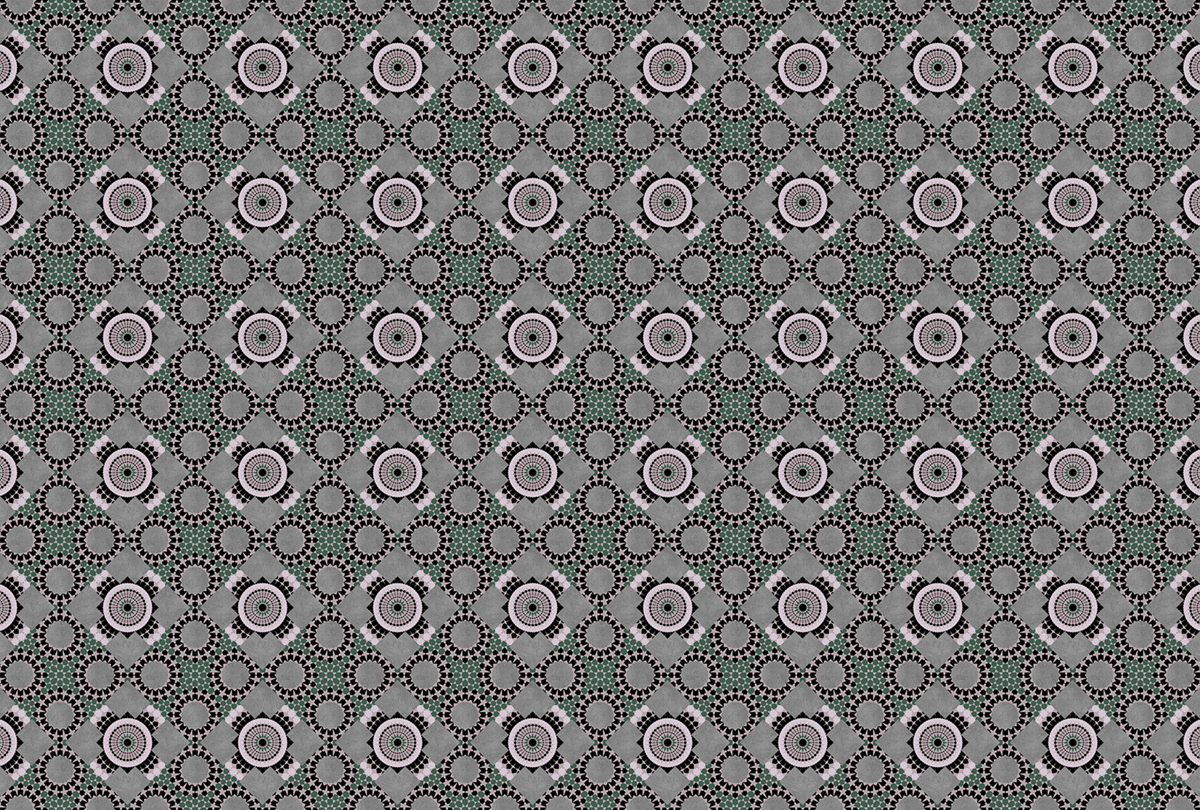 Papier peint panoramique Mosaïque Reed 1 - Référence DD110566 - Intissé 200g/m2 - Standard 400 x 270