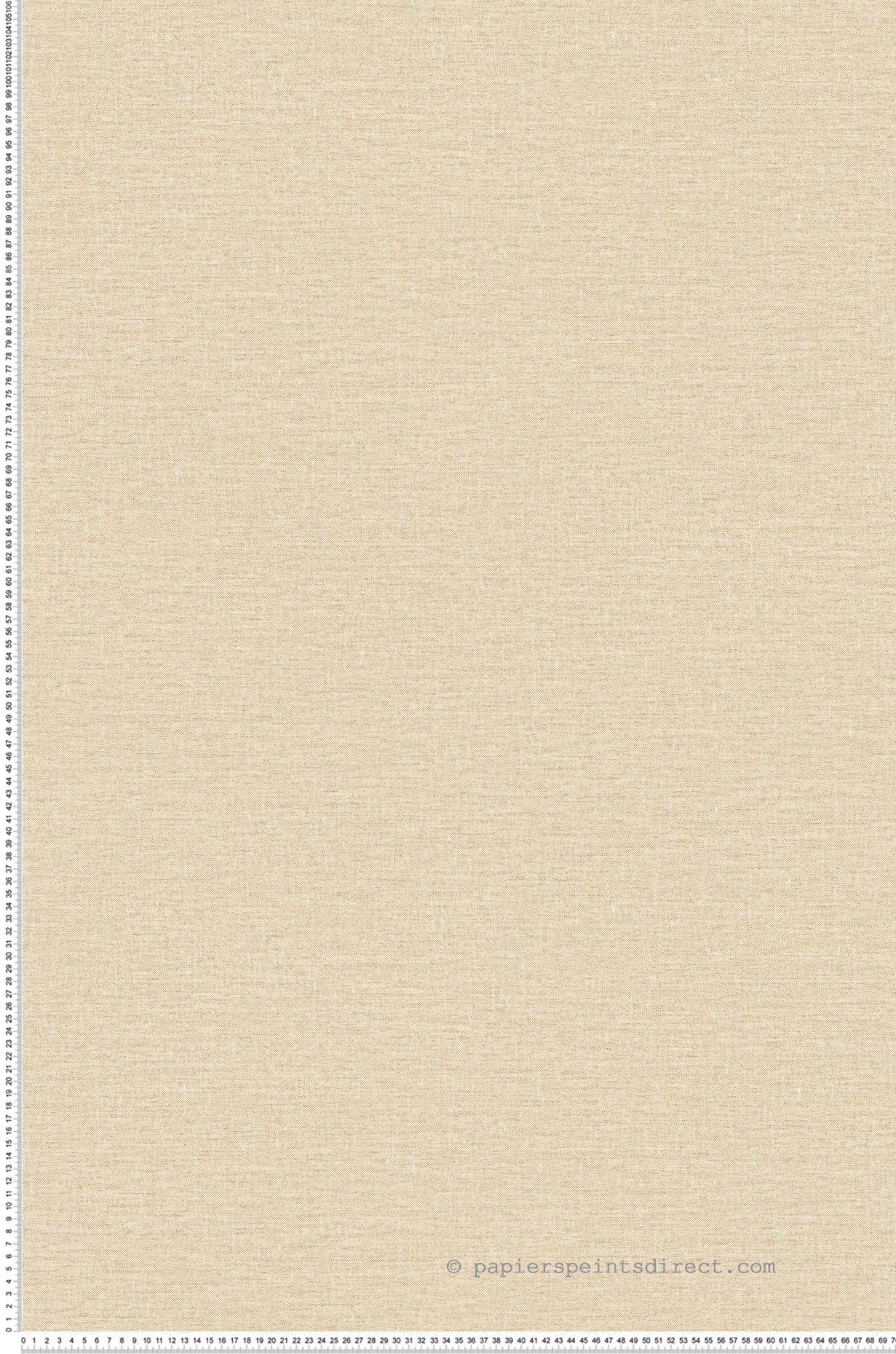 Papier peint Uni Lin Étoffe Lina sable - Modernismo de Casamance | Réf. CAS-76851834