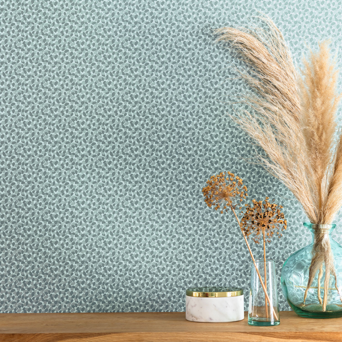 Papier peint Pétale Physis bleu - Danae de Casélio AMB2 | Réf. DAE103657074