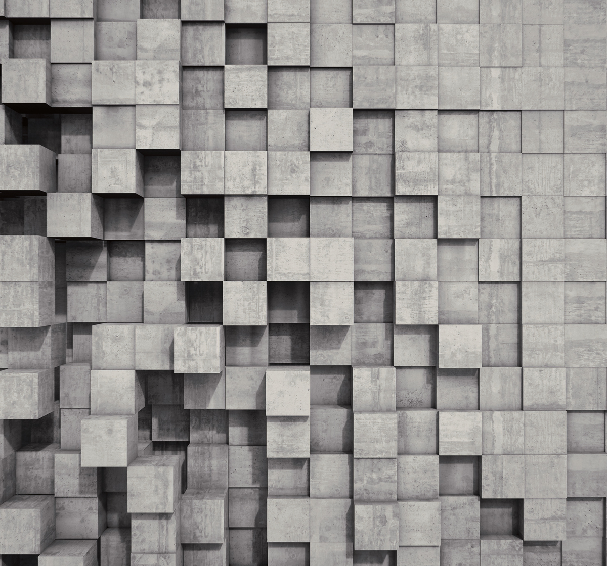 Papier peint 3D Panoramique Square effect gris - Beauty Full Image de Casadéco | Réf. BFIM84979311