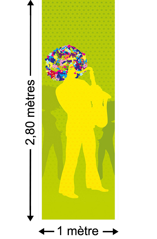 Mr. Funcky Vibes - Papier peint lé unique