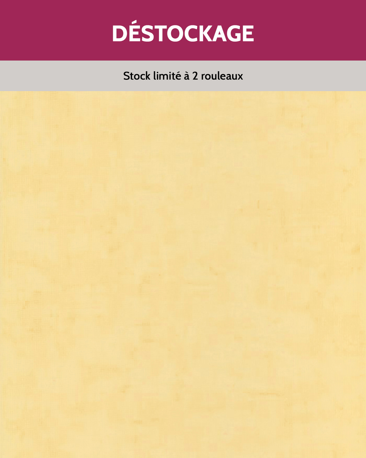 Papier Peint Destockage - Uni jaune - Color Box 1