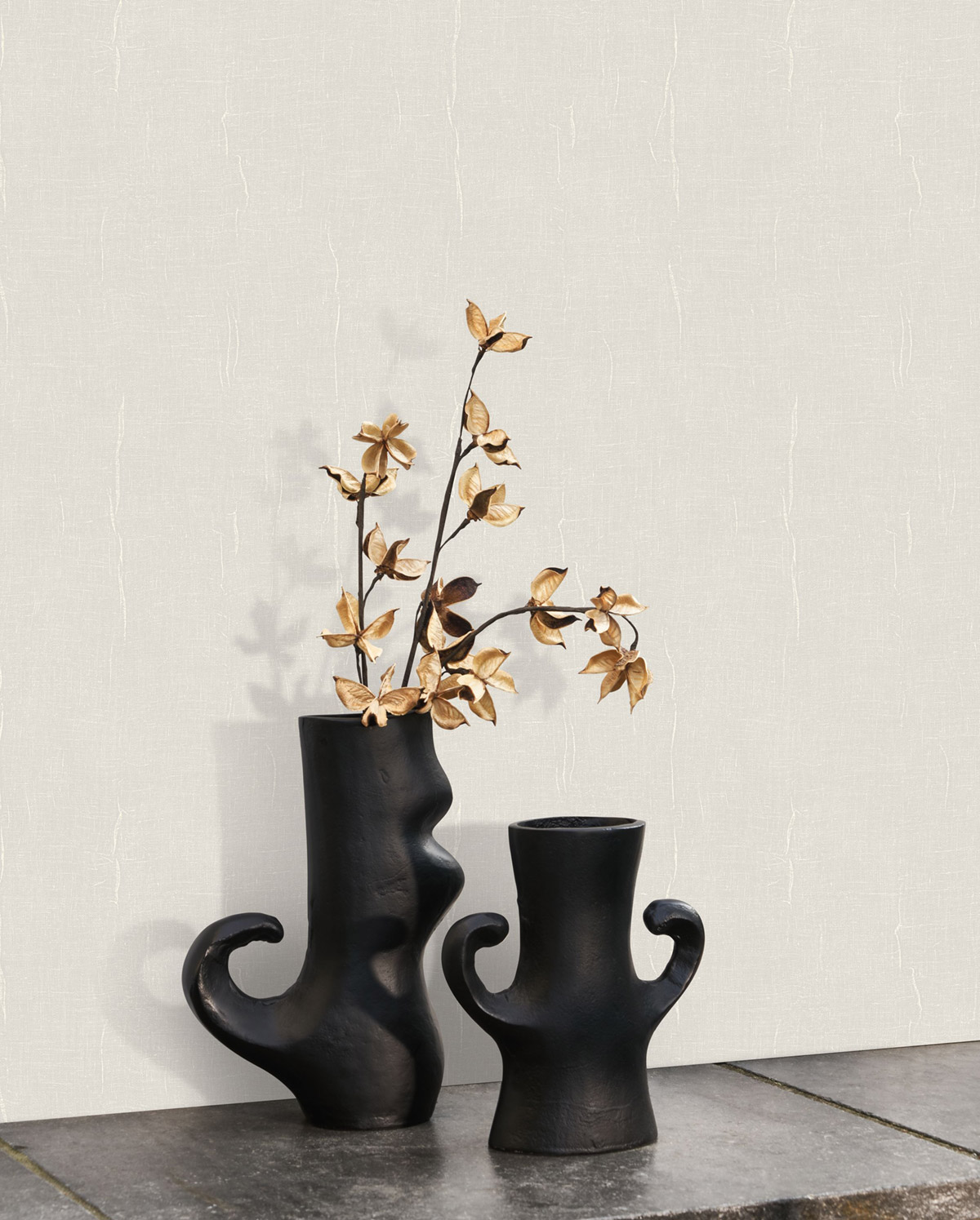 Papier peint Uni Etamine gris plume - Etamine de Casadéco | Réf. ETAM200259119