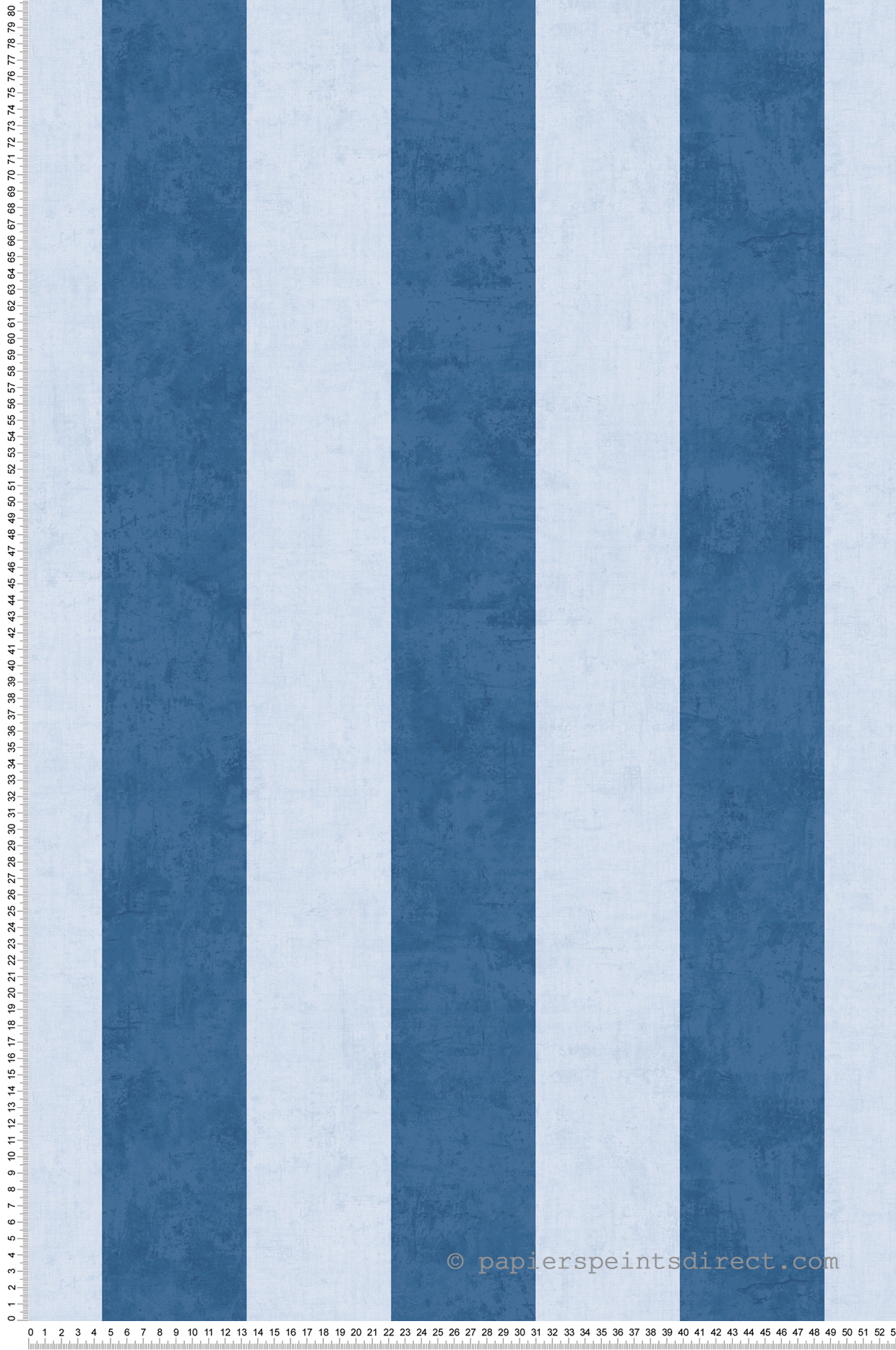 Papier peint Rayure Patiné bleu marine - Lilly & Luis d'A.S. Création | Réf. AS-770785