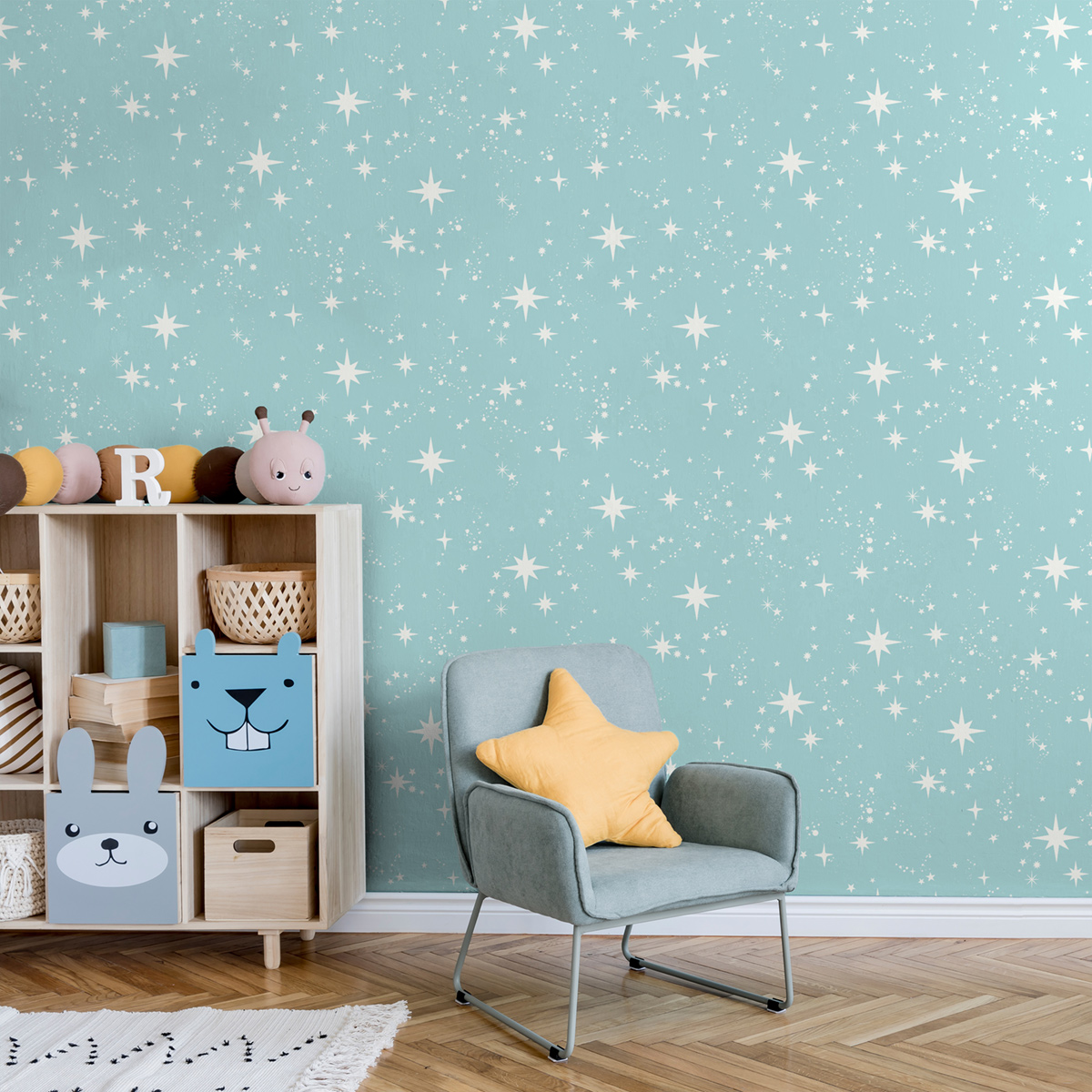 Papier peint Étoile Magie bleu - Imagine de Lutèce | Réf. LTC-DL27567