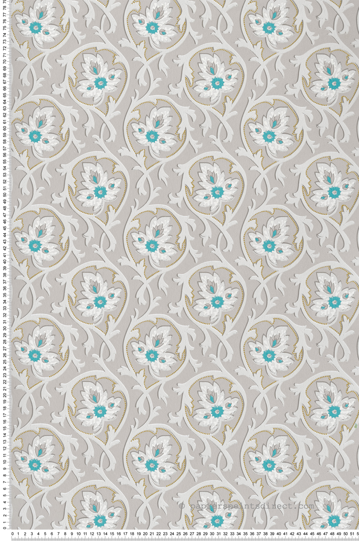 Papier peint Feuille Hoja Cool Arbour - National Trust Papers 3 de Little Greene | Réf. 0263HOCOOLA