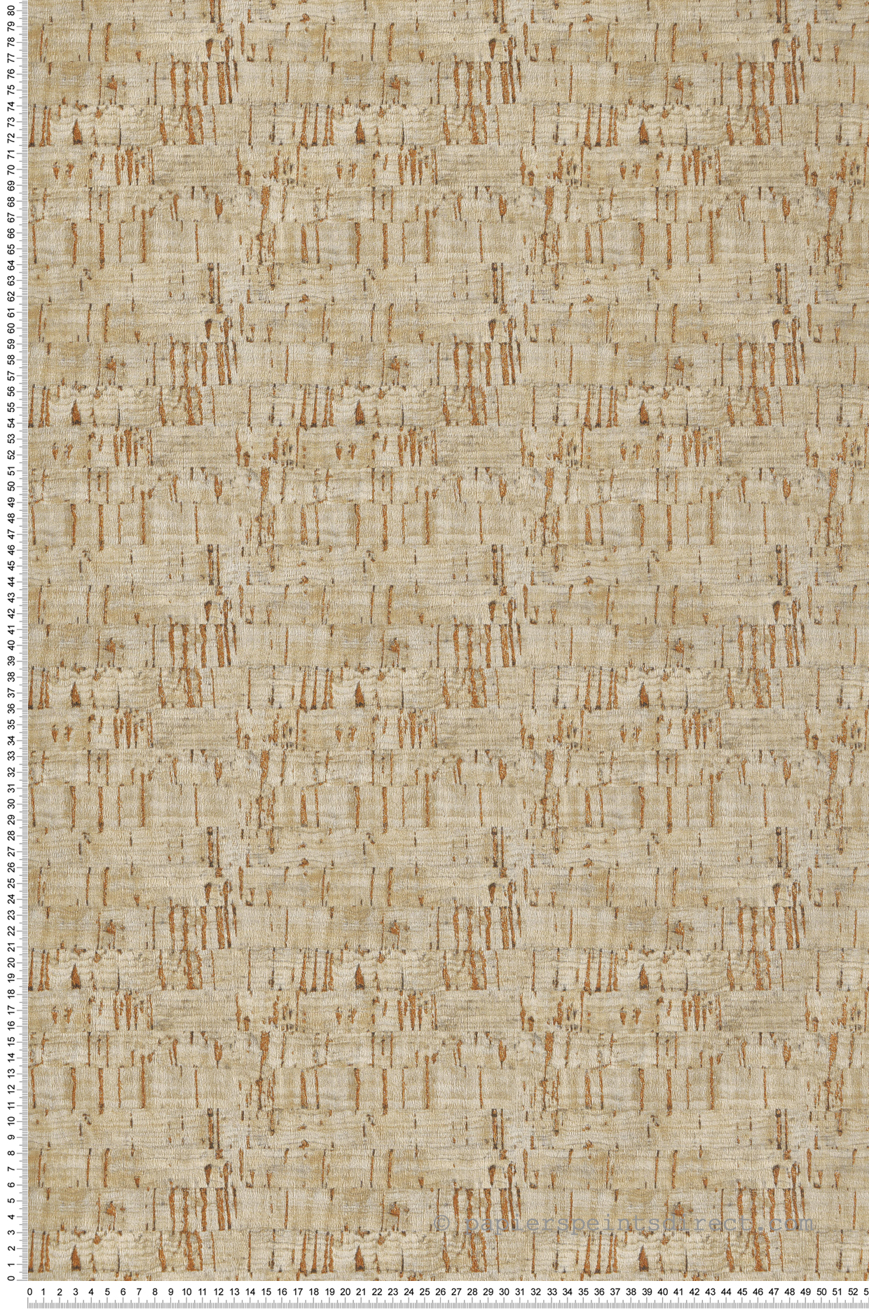 Papier peint Ecorce Liège beige doré - Shamal de Montecolino | Réf. MC-NHW1027