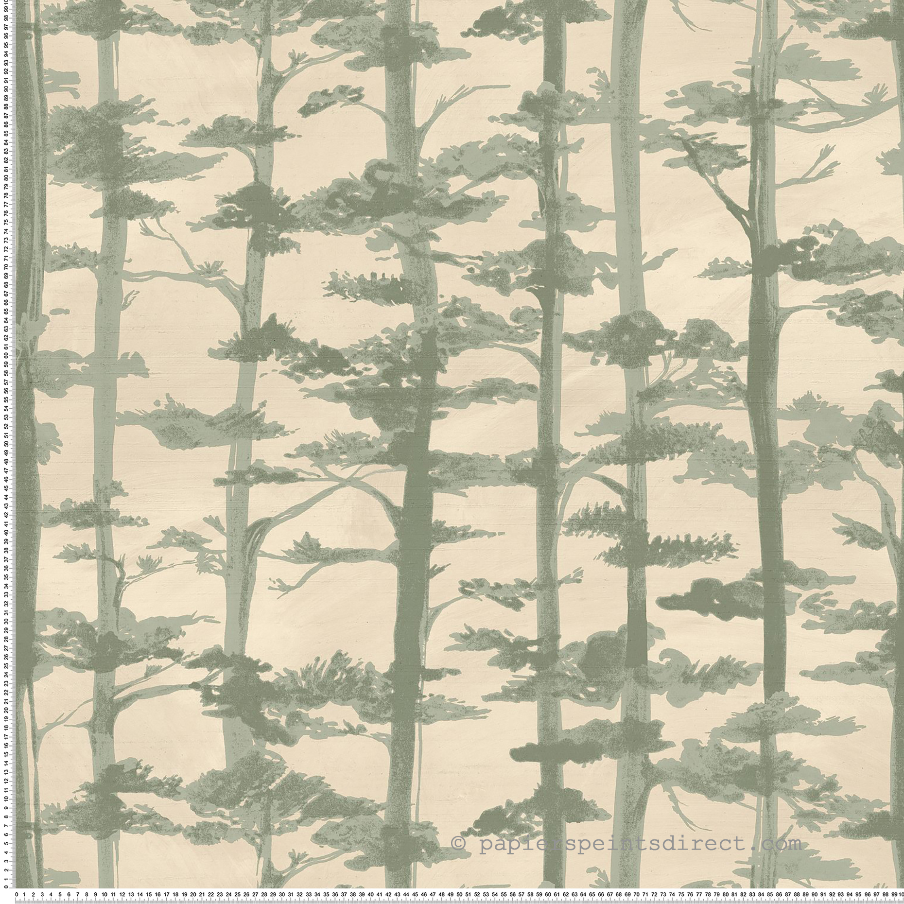 Papier peint Arbre Pin Ame sable eucalyptus - Légendes de Casamance | Réf. CAS-70040610