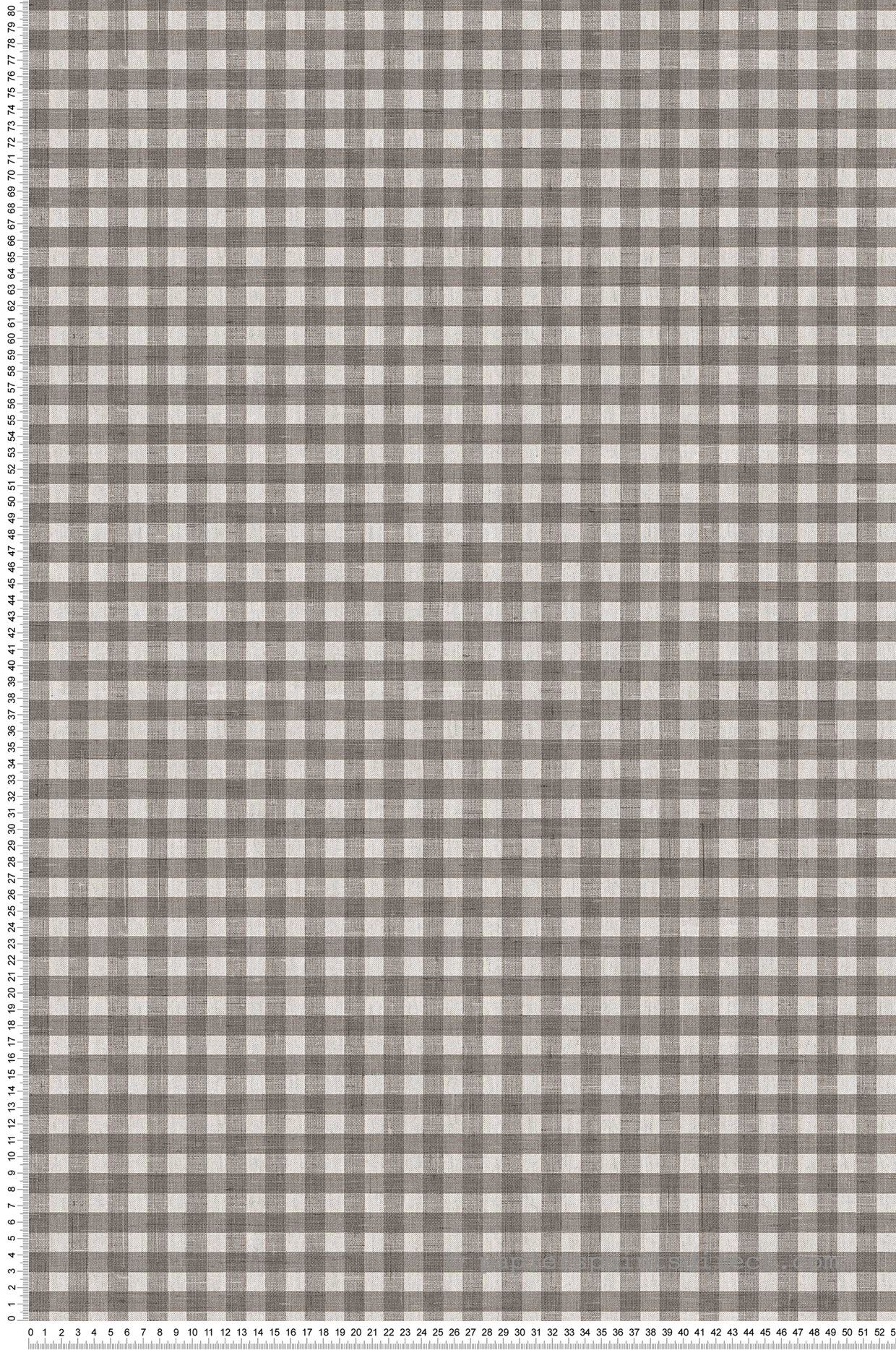 Papier peint Vichy Carreaux Champêtre gris anthracite - Stripes & Checks de Montecolino | Réf. MC-ST38419