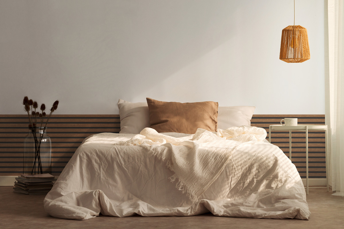 Papier peint Tasseaux Bois Chêne noir marron - Pintwalls 2 d'A.S. Création AMB4 | Réf. AS-391098