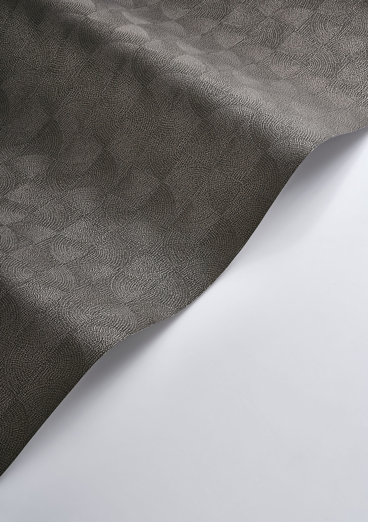 Papier peint Mosaïque Cercle Asterios noir doré - Solaris de Casadéco ROLL | Réf. SOLA201889999