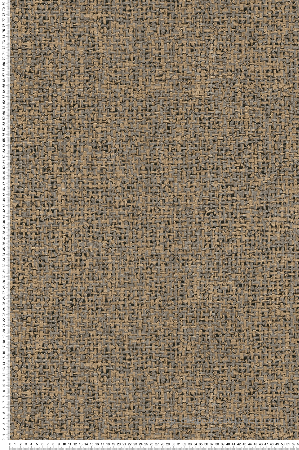 Papier peint Paille Tressée gris taupe - Vibes & Styles d'A.S. Création | Réf. AS-791124