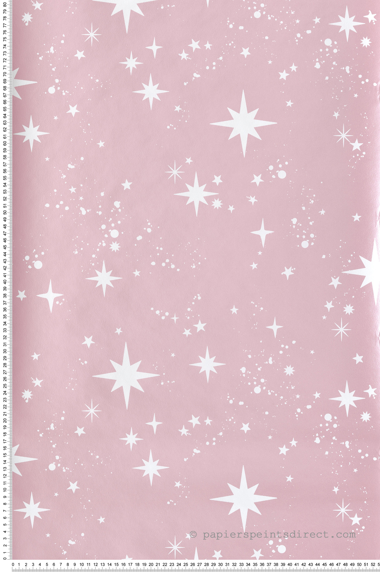Papier peint Étoile Magie Métallisé rose - Imagine de Lutèce | Réf. LTC-DL27566