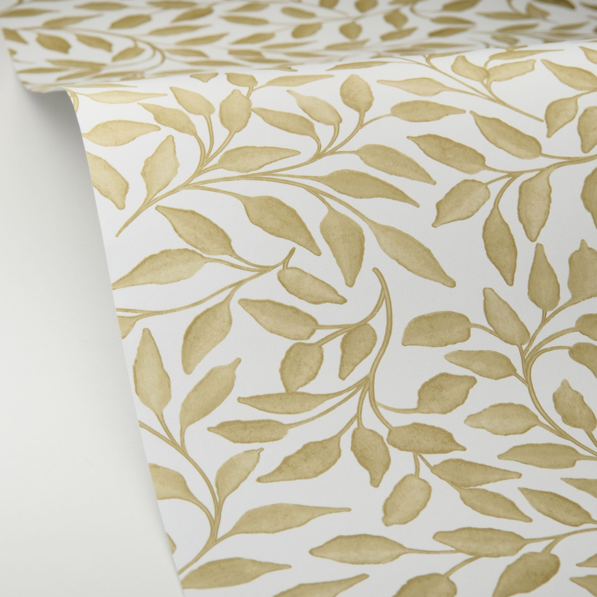 Papier peint Feuille Rameaux Printemps vert flave - Balade de Casélio AMB6| Réf. BLD106117107