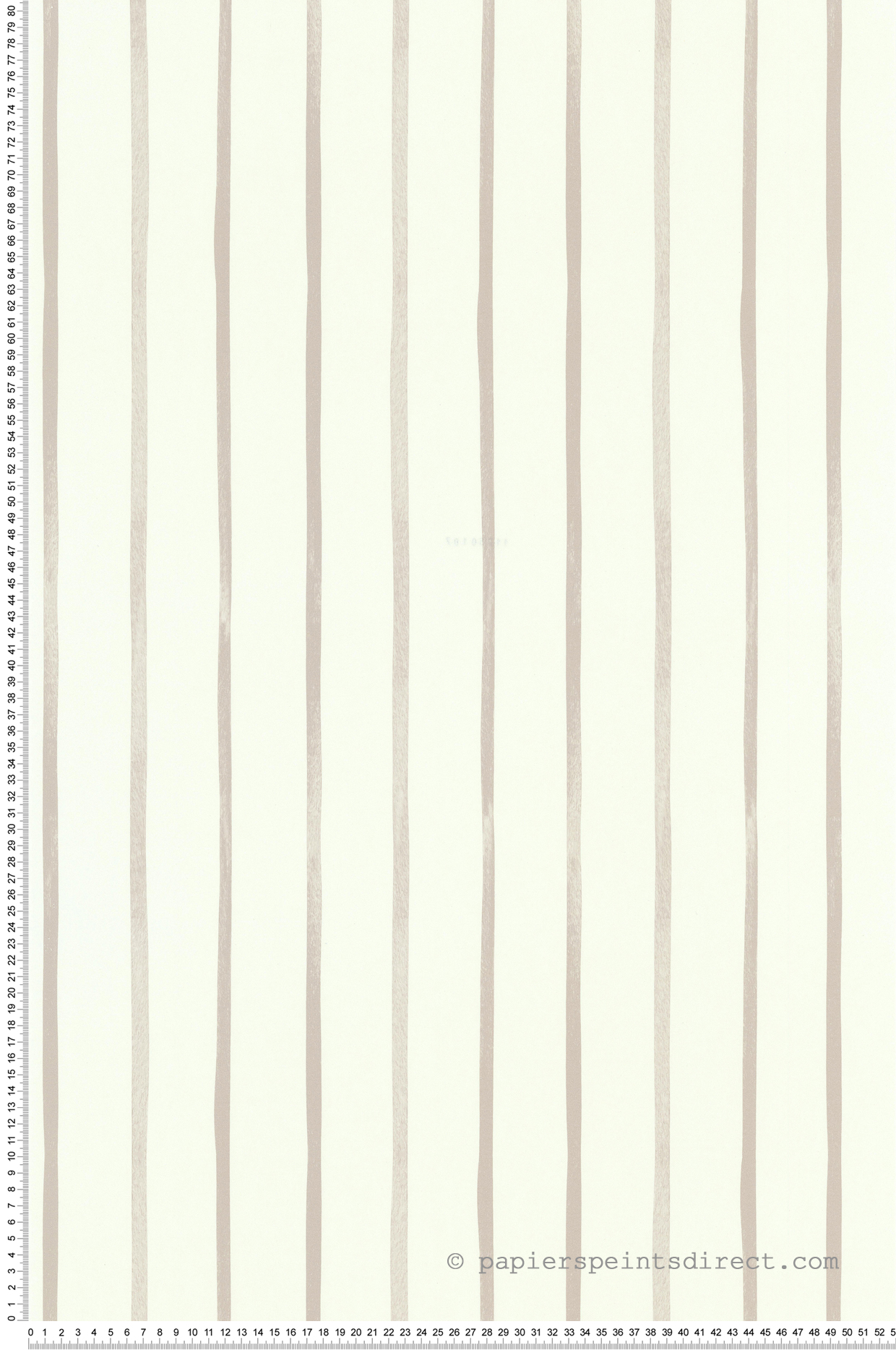 Papier peint Rayure Léonie beige - Les Essentiels de Lutèce | Réf. LTC-11250107