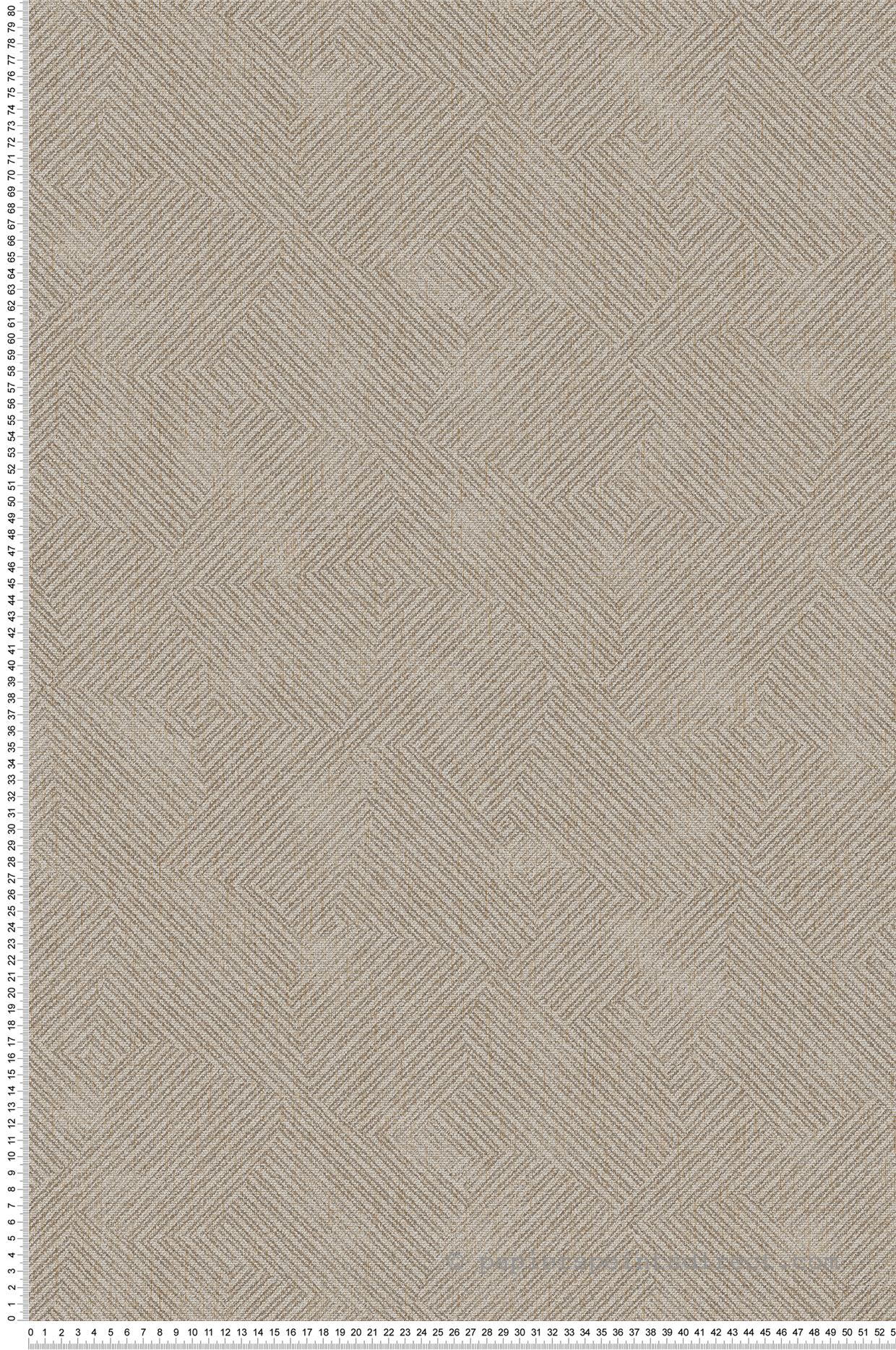 Papier peint Ethnique Géométrique taupe doré - Vancouver de Montecolino | Réf. MC-SY27523
