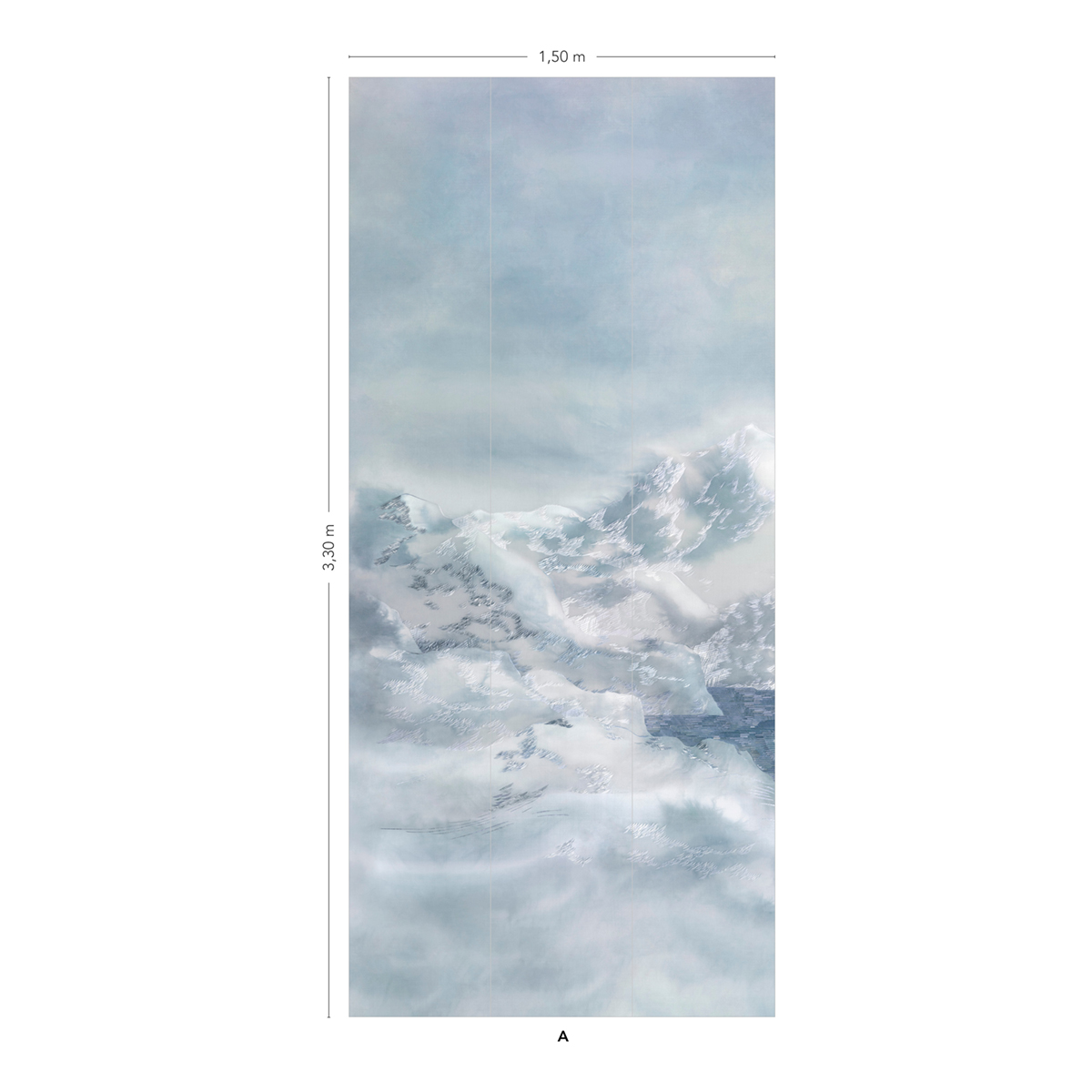 Papier peint panoramique Montagne Reflets d'Ossau Original A - 1/2/3 AMBr - Isidore Leroy