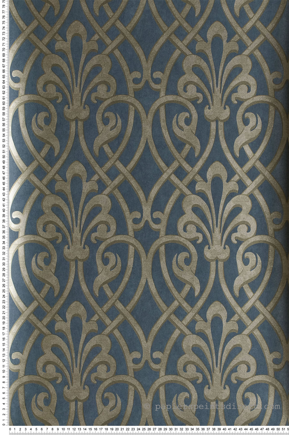 Papier peint Brook Street Elysian - Collection London Wallpapers V de Little Greene