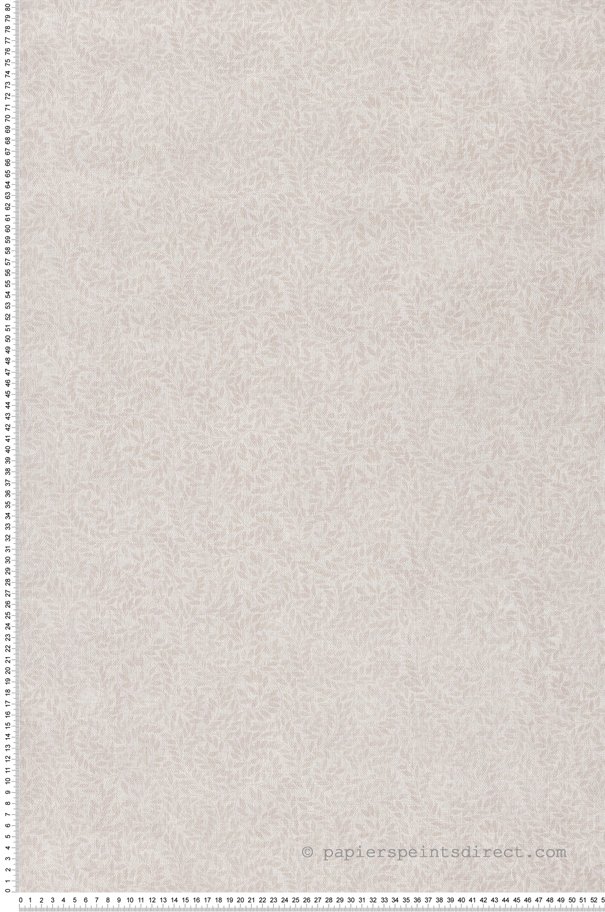 Papier Peint Feuille Graphique Epi rose pâle nacré - Botanique d'Ugépa | Réf. UGP-M67407